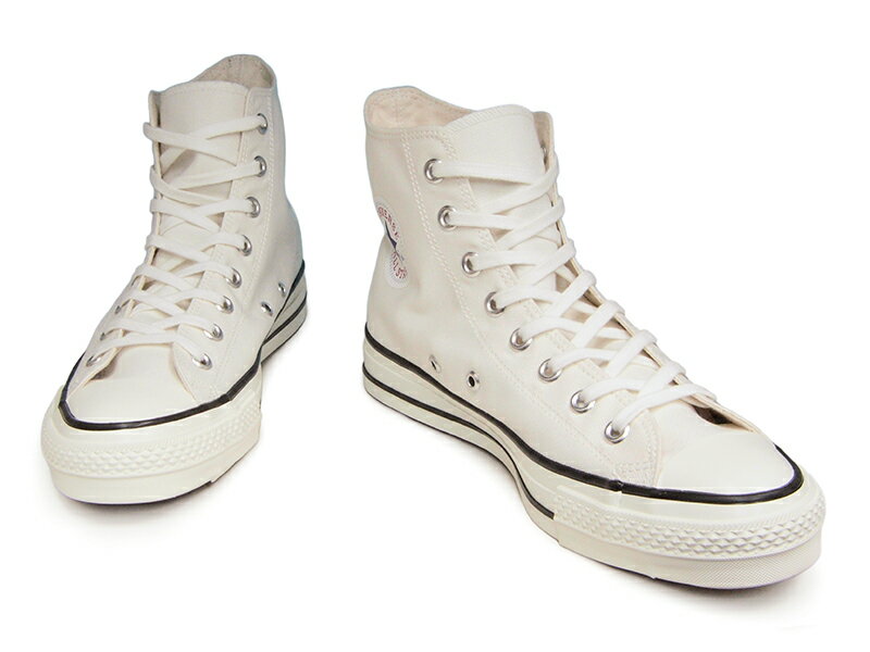 コンバース オールスター 日本製 MADE IN JAPAN ハイカット ホワイト CONVERSE CANVAS ALL STAR J HI WHITE 白黒 帆布 キャンバス レディース メンズ スニーカー