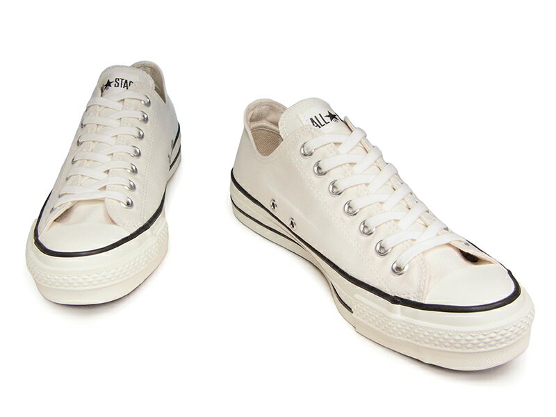 コンバース オールスター MADE IN JAPAN CONVERSE ALL STAR J OX ホワイト 白黒 日本製 ローカット レディース メンズ スニーカー