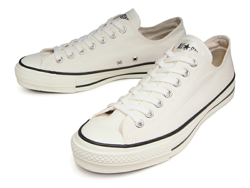 コンバース オールスター MADE IN JAPAN CONVERSE ALL STAR J OX ホワイト 白黒 日本製 ローカット レディース メンズ スニーカー