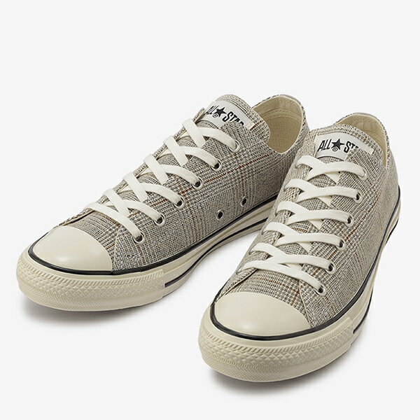 【2021秋冬新作】コンバース オールスター US オリジネーター グレンチェック ローカット グレー 灰色 CONVERSE ALL STAR US GLENCHECK OX GRAY U.S. ORIGINATOR レディース メンズ スニーカー