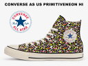 残り 27.5 28.0センチ コンバース オールスター US オリジネーター プリミティブネオン ハイカット ブラック 黒 CONVERSE ALL STAR US PRIMITIVENEON HI BLACK U.S. ORIGINATOR レディース スニーカースプラッター柄