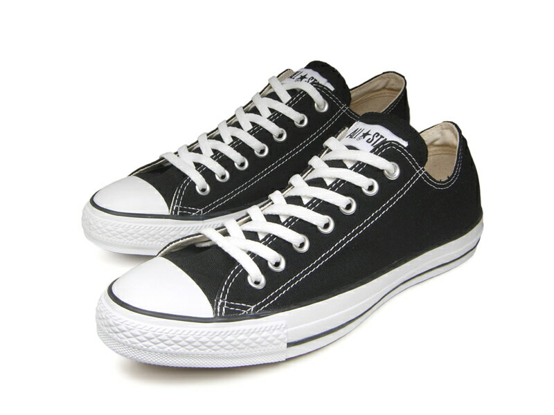 コンバース ローカット オールスター CONVERSE CANVAS ALL STAR OX BLACK ブラック 黒 キャンバス