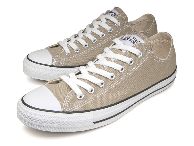 【4/8再入荷】コンバース オールスター CONVERSE ALL STAR OX カラーズ ローカット ベージュ レディース メンズ スニーカー キャンバス