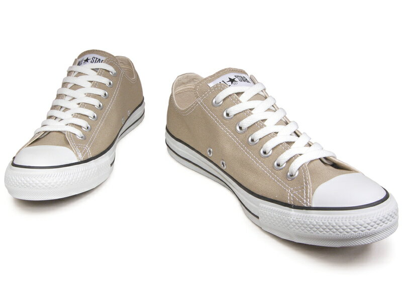 【4/8再入荷】コンバース オールスター CONVERSE ALL STAR OX カラーズ ローカット ベージュ レディース メンズ スニーカー キャンバス