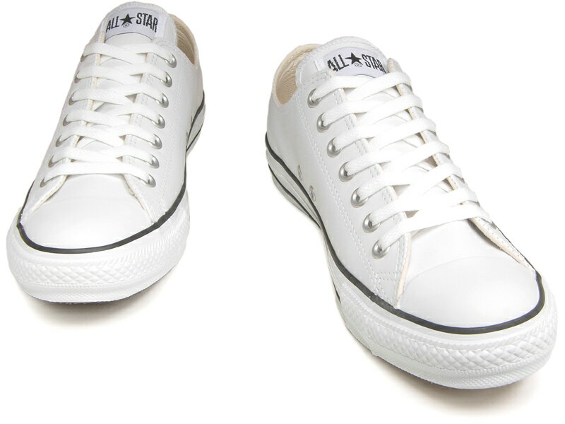 コンバース レザー オールスター CONVERSE ALL STAR LEATHER OX WHITE スニーカー レディース メンズ ローカット ホワイト 白【国内正規品】