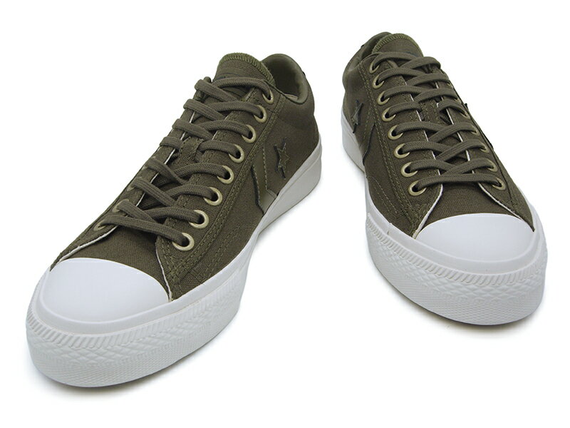 コンバース ブレイクスター スケートボーディング キャンバス ローカット オリーブ 緑 カーキ CONVERSE BREAKSTAR SK CV OX OLIVE SKATEBOARDING レディース メンズ スニーカー シェブロン スター