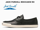 20%OFF【2023年秋冬新作】コンバース ジャックパーセル モカシン ブラック レザー 黒 CONVERSE JACK PURCELL MOCCASIN RH BLACK レディース メンズ スニーカー 33301130