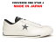 コンバース ワンスター レザー 日本製 CONVERSE ONE STAR J ホワイト/ブラック 白/黒 MADE IN JAPAN スニーカー レディース メンズ 29.0 大きいサイズあり