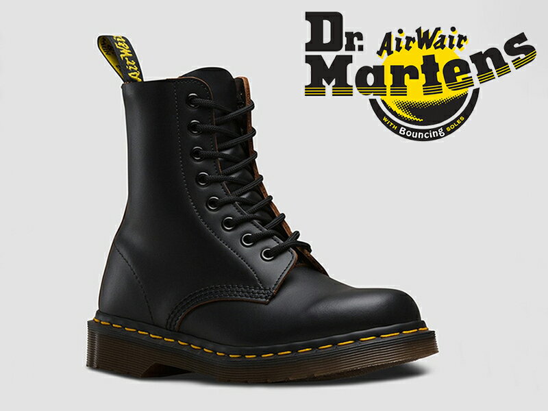 【英国製】ドクターマーチン 8ホール ブーツ 1460 ビンテージ ブラック 黒 イギリス製 ギブソン メンズ レザーシューズ 【国内正規品】 Dr.Martens 1460 8HOLE VINTAGE BLACK MADE IN ENGLAND …