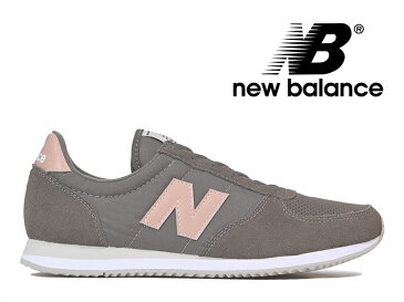 ニューバランス レディース NEW BALANCE WL220 TG グレー/ピンク スニーカー【国内正規品】