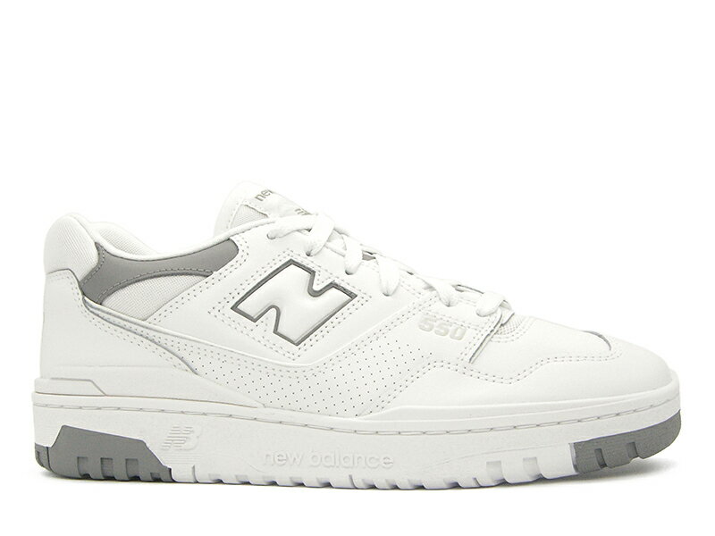 ニューバランス レザースニーカー メンズ 【2023年秋冬新作】 NEW BALANCE BB550 SWA WHITE GRAY 白 灰色 ニューバランス 550 ホワイト/グレー レディース メンズ レザー スニーカー クラシック バスケットボール シューズ 復刻 ヴィンテージ レトロ プレミアム