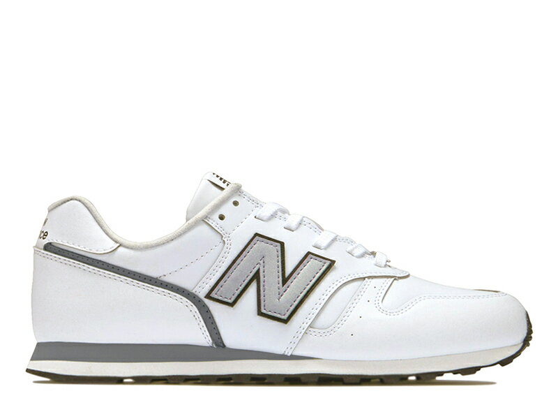 人気のレザーモデル 【2023秋冬新作】NEW BALANCE ML373 PF2 WHITE ニューバランス 373 ホワイト /シルバー 白銀 シ…