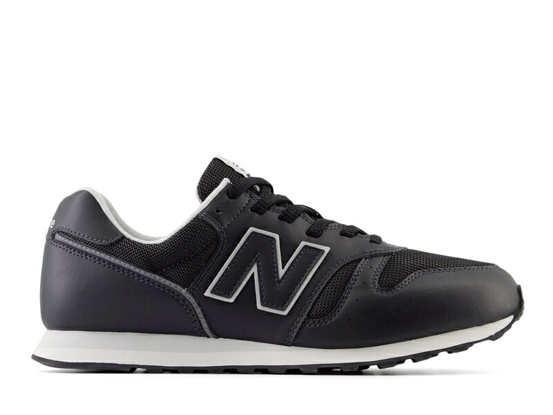 ニューバランス レザースニーカー メンズ ML373BLK後継モデル 【2024春夏新作】NEW BALANCE ML373 PK2 BLACK 2E ニューバランス 373 ブラック 黒 シンセティックレザー スニーカー レディース メンズ 574996【国内正規品】