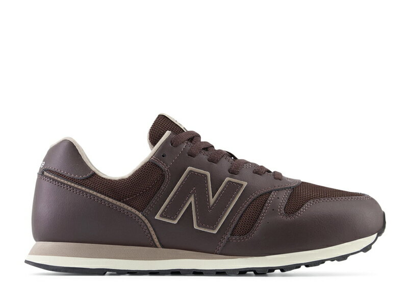 ニューバランス レザースニーカー メンズ ML373BRN後継モデル 【2024春夏新作】NEW BALANCE ML373 PL2 DARK BROWN 2E ニューバランス 373 ダークブラウン 茶色 シンセティックレザー スニーカー レディース メンズ 574996【国内正規品】