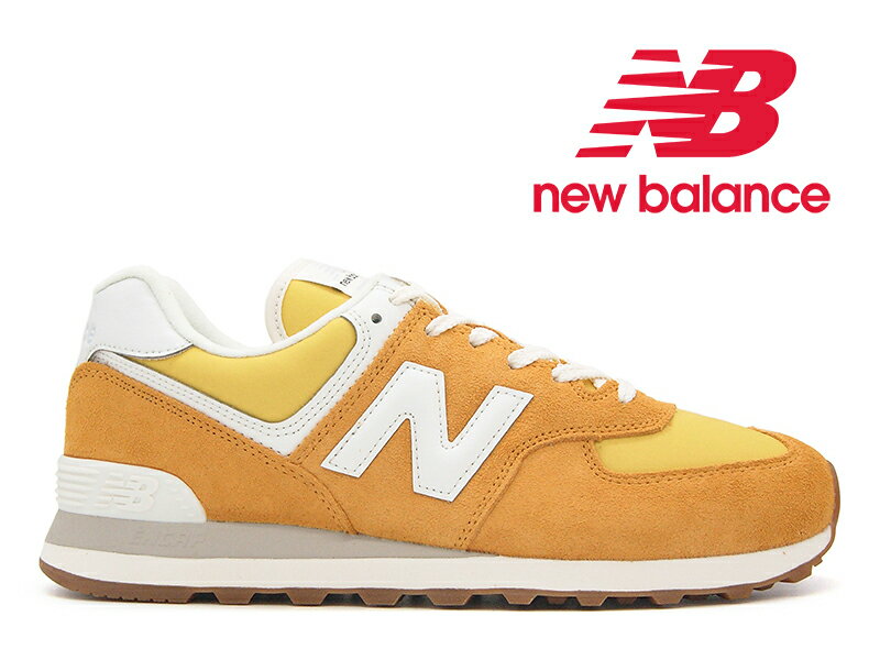 人気のイエローカラー 【2022年秋冬新作】ニューバランス スニーカー 574 イエロー レディース メンズ 黄色 NEW BALANCE U574 RC2 YLELLOW RETRO BRIGHT PACK スエード メッシュ レトロブライトパック【国内正規品】