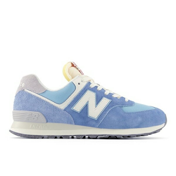 【2024年春夏新作】 ニューバランス スニーカー 574 ブルー 青 レディース メンズ スエード メッシュ NEW BALANCE U574 RCA BLUE【国内正規品】