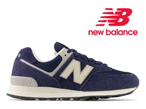 【2023年春夏新作】ニューバランス スニーカー 574 ネイビー 紺 レディース メンズ NEW BALANCE U574 ZN2 NAVY スエード メッシュ【国内正規品】