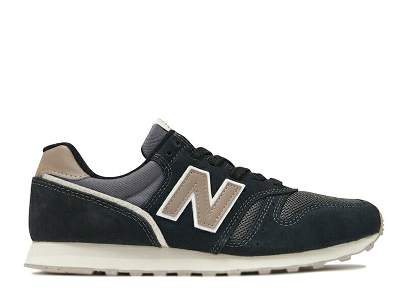 【2023秋冬新作】NEW BALANCE WL373 TE2 BLACK ニューバランス 373 レディース スニーカー ブラック/ベージュ スエード メッシュ 996-574 B 靴【国内正規品】