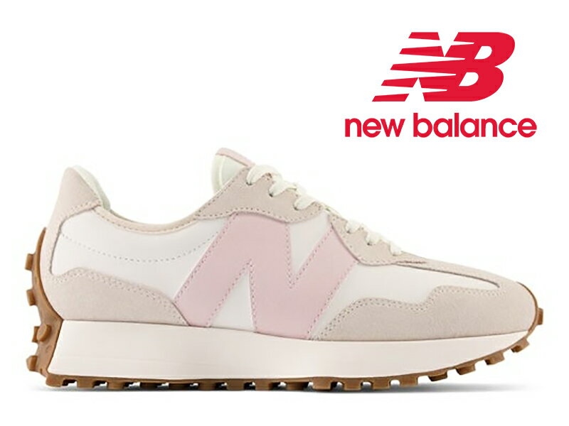 【2023春夏新作】ニューバランス 327 レザー ホワイト/ピンク 白 レディース スニーカー NEW BALANCE WS327 AL WHITE/PINK 【国内正規品】