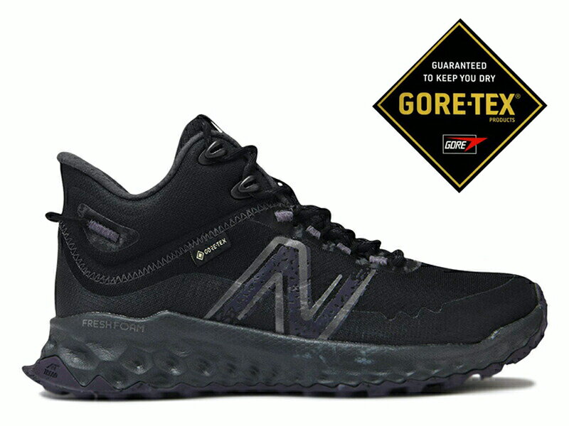 【2023秋冬新作】NEW BALANCE WOMEN'S FRESH FOAM GAROE MID-CUT GTX B1 BLACK GORE-TEX ニューバランス ゴアテックス レディース ハイ..