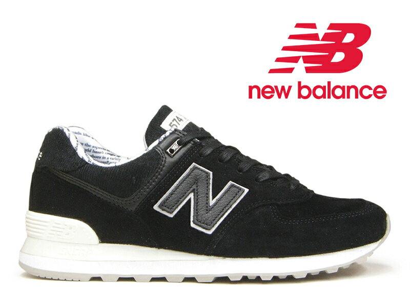 残り23.5 27.5 28.0センチ【人気のオールスエード】NEW BALANCE ML574 NFH ニューバランス レディース メンズ スニーカー ブラック スエード 黒 576 996 1400【2019秋冬新作】【国内正規品】