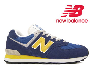 残り25.0から29.0センチ【2022春夏新作】ニューバランス レディース メンズ スニーカー 574 ブルー 青 NEW BALANCE ML574 OR2 BLUE OFF ROAD X55 PACK 1977オリジナルカラー ライトネイビー イエロー オフロードX55 パック【国内正規品】