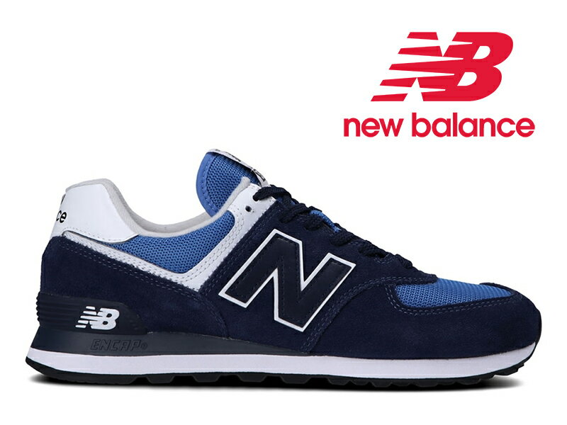 【2020秋冬 新作】NEW BALANCE ML574 SSM BLUEニューバランス ブルー レディース メンズ スエード メッシュ【国内正規品】スニーカー 青 ネイビー