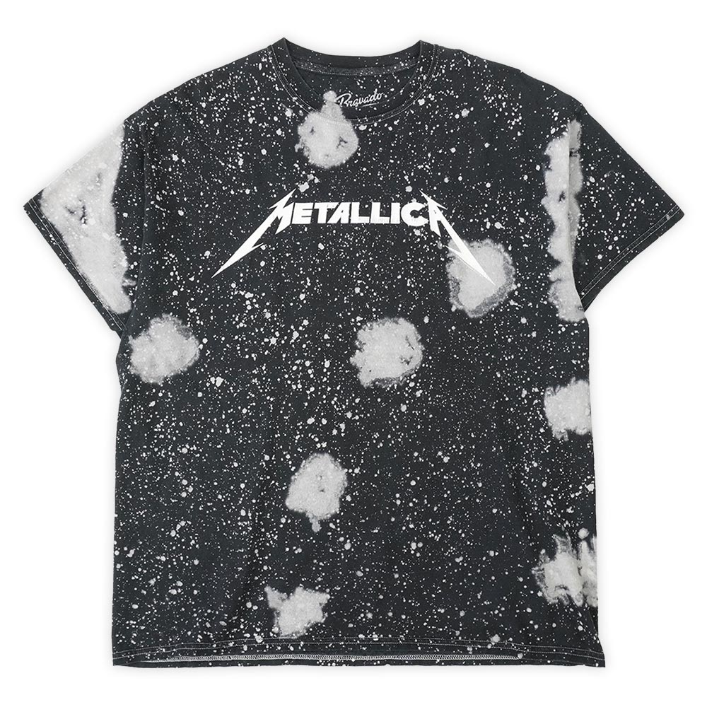 楽天Hi-smileメタリカ METALLICA 00's 2000年代 バンドTシャツ ロックT ブリーチ加工 オフィシャル コピーライト入り メタル 音楽 Y2K USA ヴィンテージ ビンテージ VINTAGE アメリカ古着 メンズ Tシャツ カットソー ブラック / 黒 M【中古】