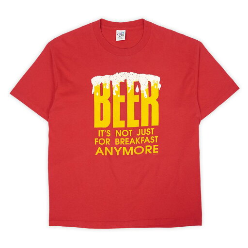 Cal Cru 90s 90年代 メッセージプリントTシャツ MADE IN USA アメリカ製 Beer ビール シングルステッチ ヴィンテージ 古着 メンズ Tシャツ カットソー レッド 赤 XL【中古】 Cal Cru 90s 90年代 メッセージプリントTシャツ MADE IN USA アメリカ製 Beer ビール シングルステッチ ヴィンテージ 古着 メンズ Tシャツ カットソー レッド 赤 XL【中古】