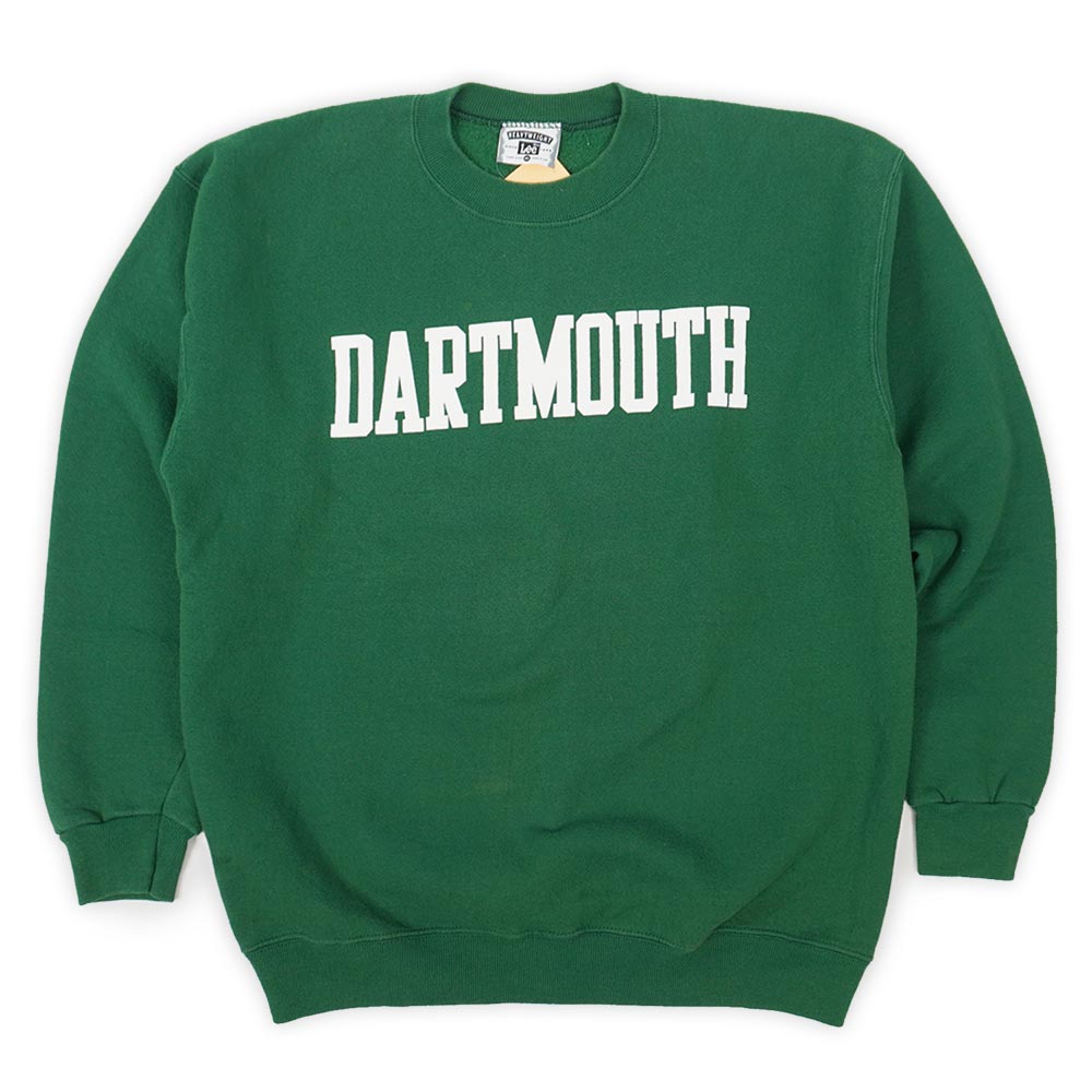 リー Lee 90's 90年代 カレッジロゴ プリント スウェット DARTMOUTH ダートマス MADE IN USA アメリカ製 ヴィンテージ ビンテージ VINTAGE アメリカ古着 メンズ トレーナー グリーン 緑 XL【中古】