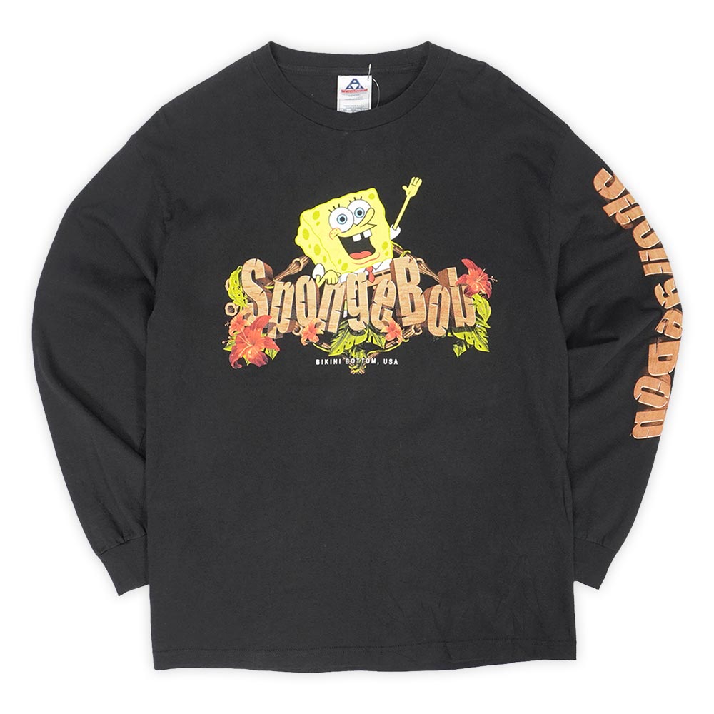 スポンジボブ SpongeBob 未使用 デッドストック 00s 2000年代 キャラクタープリント ...