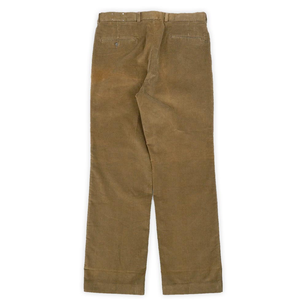 アールイーアイ REI 80's 90's 80-90年代 2タック コーデュロイパンツ トラウザー アウトドア USA ヴィンテージ ビンテージ VINTAGE アメリカ古着 メンズ ズボン ブラウン / 茶 W34【中古】