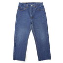 リーバイス Levi's 90's 90年代 505 デニムパンツ ジーンズ ジーパン ストレート 定番 アメカジ USA ヴィンテージ ビンテージ VINTAGE アメリカ古着 メンズ ズボン パンツ ブルー 青 W32