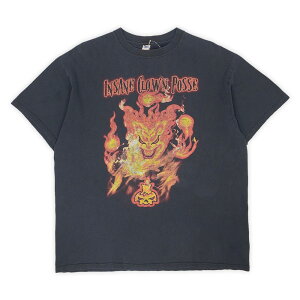 インセイン・クラウン・ポッシー INSANE CLOWN POSSE 00s 2000年代 Y2K Tシャツ ラップ RAP HIP HOP ロックT バンドT フェード USA ヴィンテージ 古着 ブラック 黒 XL【中古】