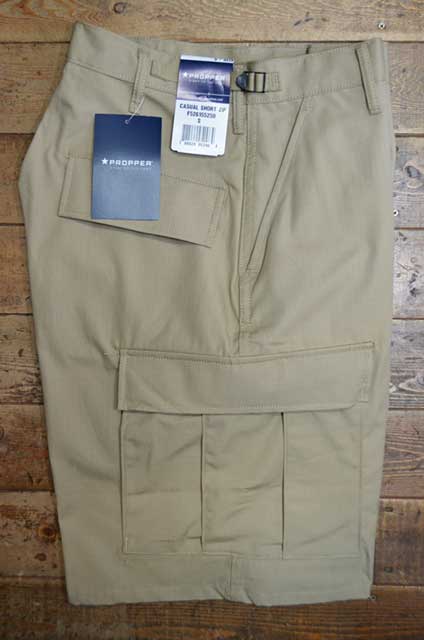 新品未使用 PROPPER BDU ショーツ KHAKI カーキ ベージュ SMALL MEDIUM LARGE X-LARGE S/M/L/XLサイズ プロッパー 6ポケット カーゴ 米軍 ミリタリー アメリカ軍