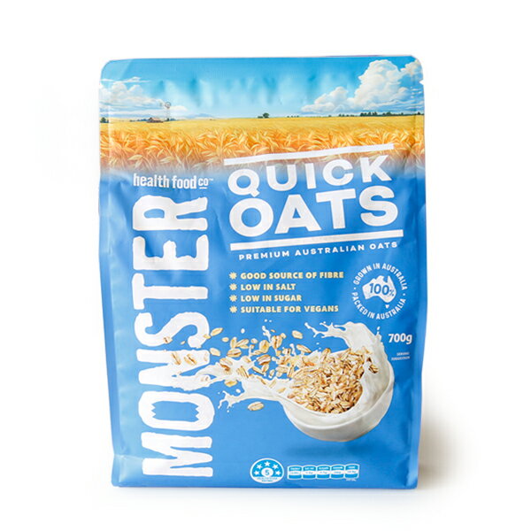 MONSTER オートミール クイックオーツ【700g】【常温/全温度帯可】 オートミール 低GI