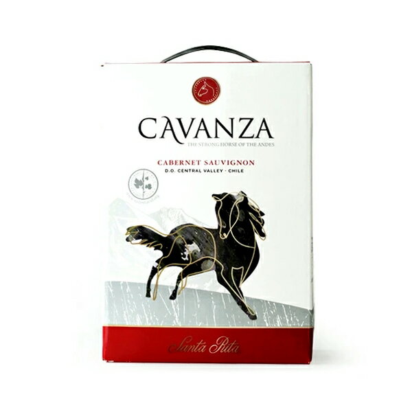 CAVANZA チリ産 カベルネ バッグインボックスワイン 赤【3L】【常温/冷凍不可】【アルコール】 ワイン ..