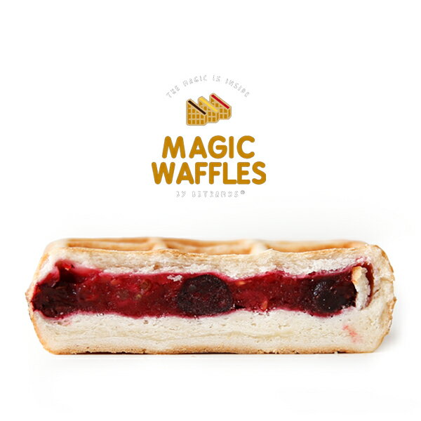 【初回限定価格でご案内中!レッドベリー】本場ベルギー産 フィリングたっぷりで手軽に美味しい!マジックワッフル 【約80g×3個セット】【冷凍のみ】 ワッフル マジックワッフル ベリー カランツ フルーツ ストロベリー ブルーベリー 果物 スイーツ お菓子 【CK】