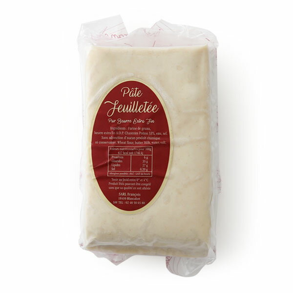 FRANCOISE社 発酵バター使用パイ生地！【375g】【冷凍のみ】 パイ パイ生地 バター 発酵 お菓子作り お菓子