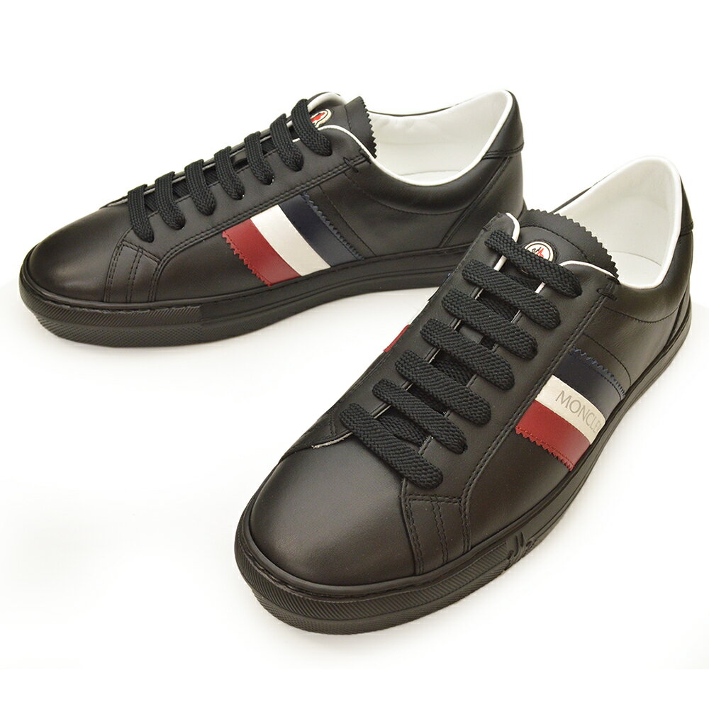 MONCLER モンクレール スニーカー メンズ トリコロール シューズ/靴 emc022 4M002-70 01A9A 999 BLACK ブラック