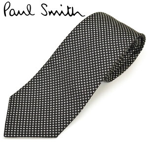 ネクタイ ポールスミス Paul Smith メンズ リトルスター柄 星柄 シルク サイズ剣幅8cm eps15w022 AX53-79 ブラック FLU53-79