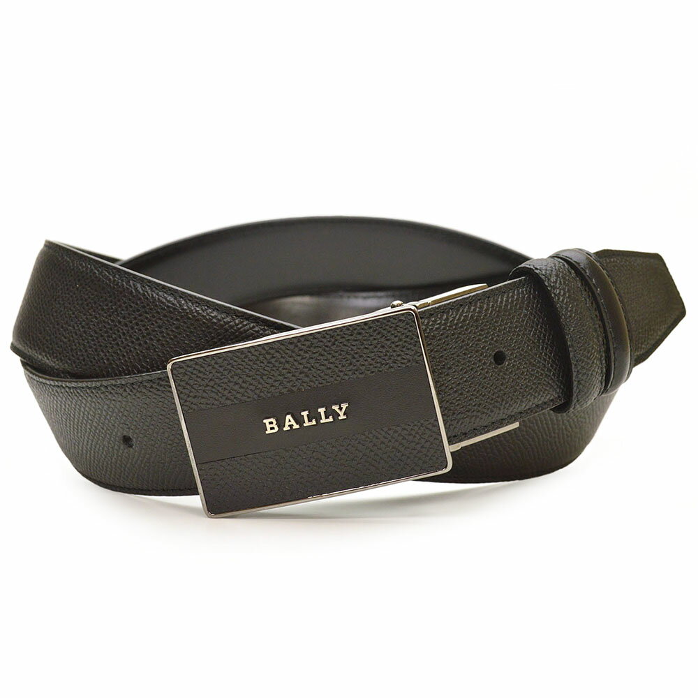 BALLY バリー メンズ リバーシブルレザーベルト(サイズ調整可能)eba013 OLIVER 35 M BLACK/BLACK ブラック