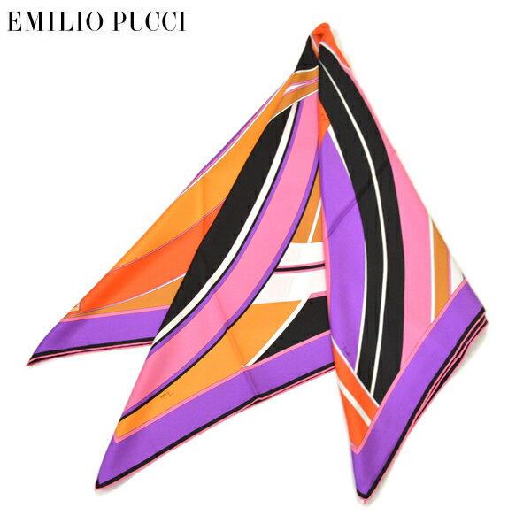 スカーフ エミリオプッチ レディース EMILIO PUCCI プッチ柄シルクスカーフ(サイズ90×90cm)eep19w102 JR483 1 パープル