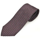 Zegna ゼニア ネクタイ メンズ 小花フラワー柄シルクネクタイ(サイズ剣幅8cm)eez22w006 Z4D03T-BU1 BURGUNDY バーガンディ