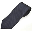 Zegna ゼニア ネクタイ メンズ ドット柄シルクネクタイ(サイズ剣幅8cm)eez23s001 Z5D01T-BL1 NAVY ネイビー