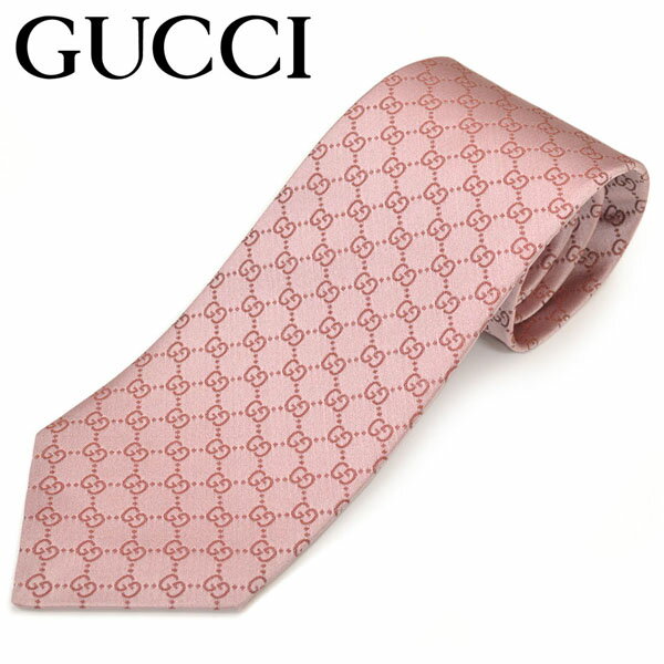 ネクタイ グッチ メンズ GUCCI GGパターン柄 シルク(サイズ剣幅8cm)egc19w015 456520-5773 ピンク