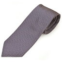 Zegna ゼニア ネクタイ メンズ ドット柄シルクネクタイ(サイズ剣幅8cm)eez23w004 Z6D07TA6-PI1 NAVY/PINK ネイビー/ピンク