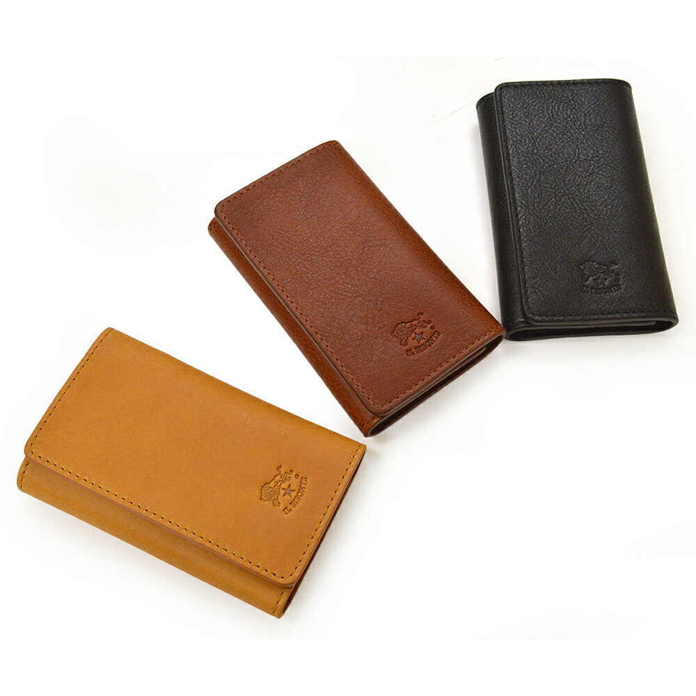 IL BISONTE イルビゾンテ キーケース レザー 3カラー 本革 ユニセックス キーホルダーeib23w011 SKH142 PO0001