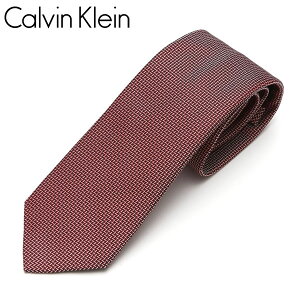 ネクタイ Calvin Klein カルバンクライン メンズ 小柄/ナロータイ サイズ剣幅7cm eck17s014 5265R-3 レッド