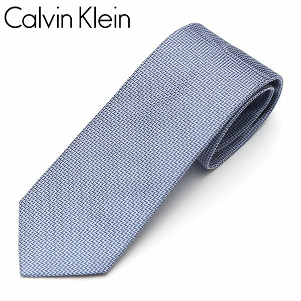 カルバン・クライン ネクタイ ネクタイ Calvin Klein カルバンクライン メンズ 小柄/ナロータイ サイズ剣幅7cm eck17s015 5265R-6 ブルー